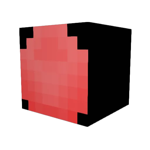 Fakt Minecraft avatar head, 3D render