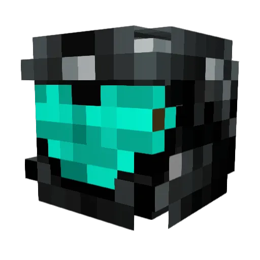 Fakuun Minecraft avatar head, 3D render
