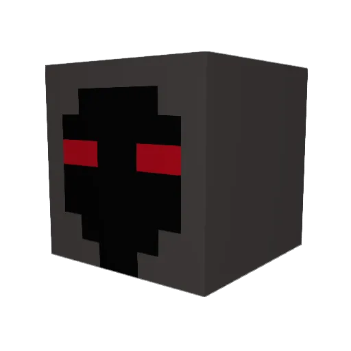 Falbahar Minecraft avatar head, 3D render