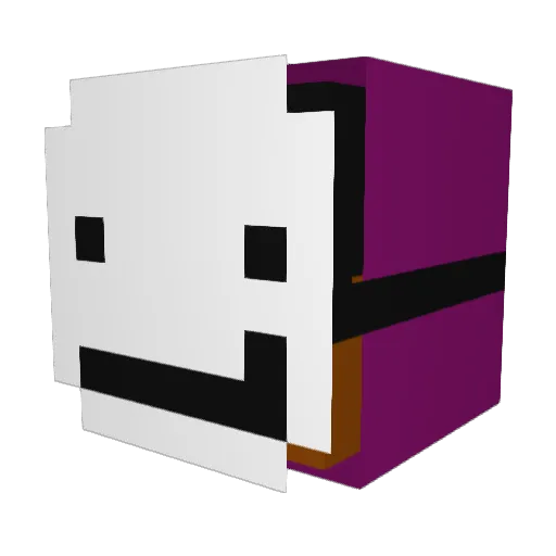 Falcon18_4153 Minecraft avatar head, 3D render