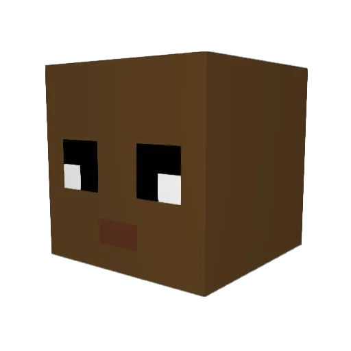 Falcon22345 Minecraft avatar head, 3D render