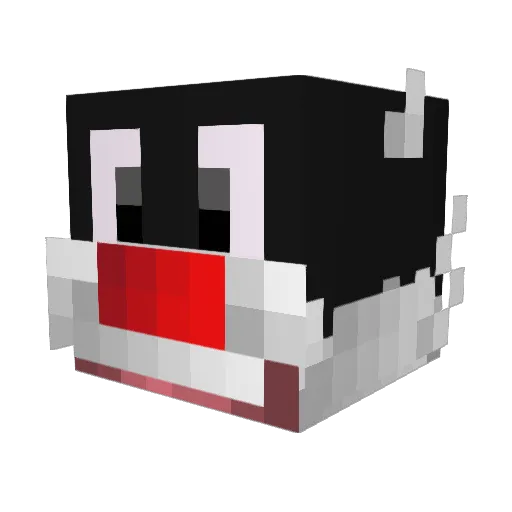 FalconBatata Minecraft avatar head, 3D render