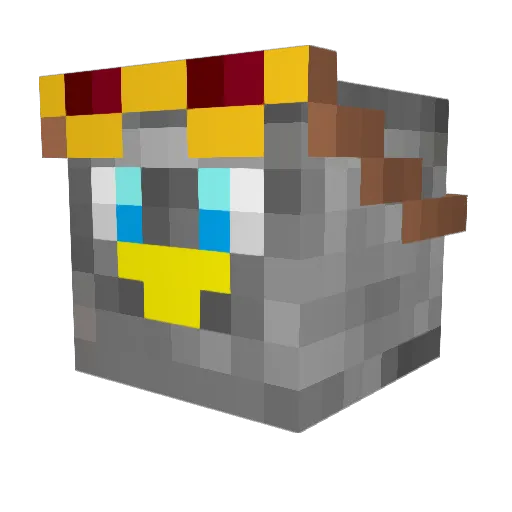 FalconEngineer Minecraft avatar head, 3D render