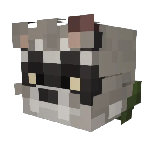 FalconExa Minecraft avatar head, 3D render