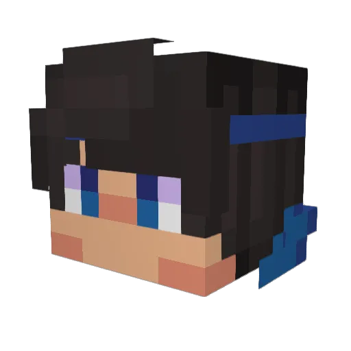 Falcon_Frenzy Minecraft avatar head, 3D render