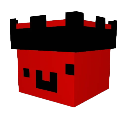 Falconlancer Minecraft avatar head, 3D render