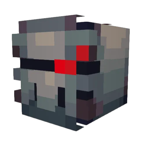 Falcov Minecraft avatar head, 3D render