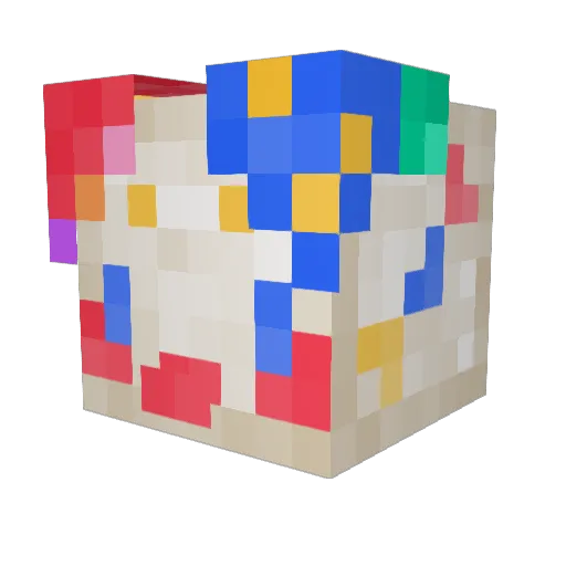 Fale_Tsuyoshi Minecraft avatar head, 3D render