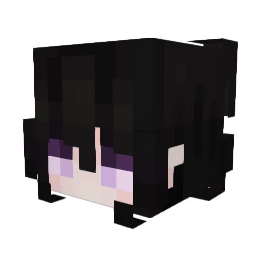 Faleh Minecraft avatar head, 3D render