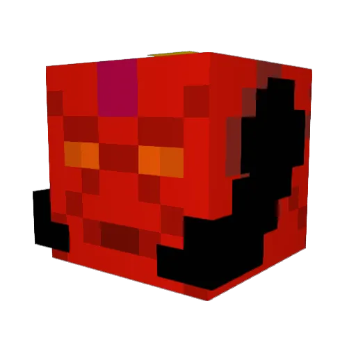 Falierosilvio Minecraft avatar head, 3D render