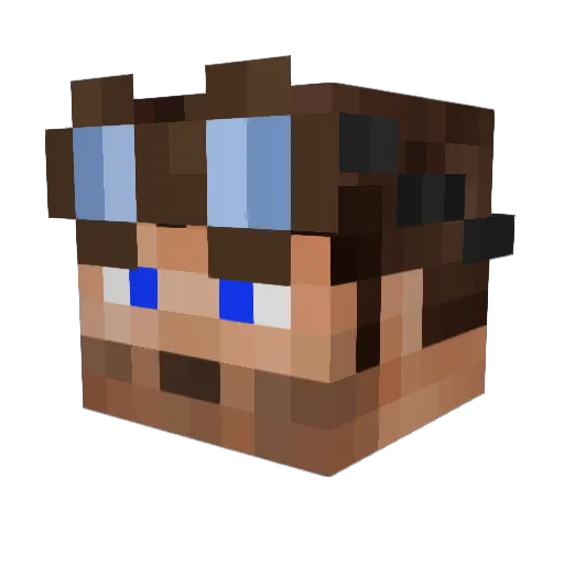 Falkberg Minecraft avatar head, 3D render