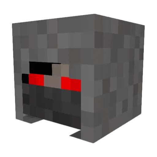 FalkenZx Minecraft avatar head, 3D render