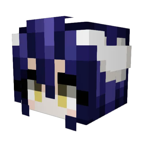 FalkerNero Minecraft avatar head, 3D render