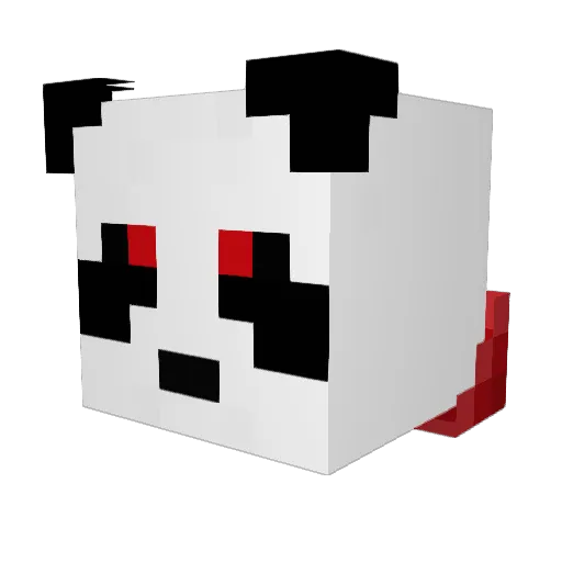 FallAardvark380 Minecraft avatar head, 3D render