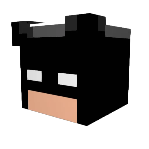 FallGosling1092 Minecraft avatar head, 3D render