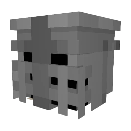 FallGuysMoreLike Minecraft avatar head, 3D render