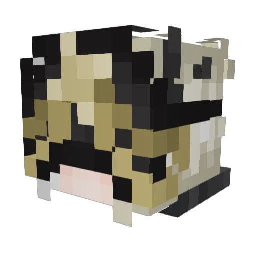 FallHarbinger Minecraft avatar head, 3D render