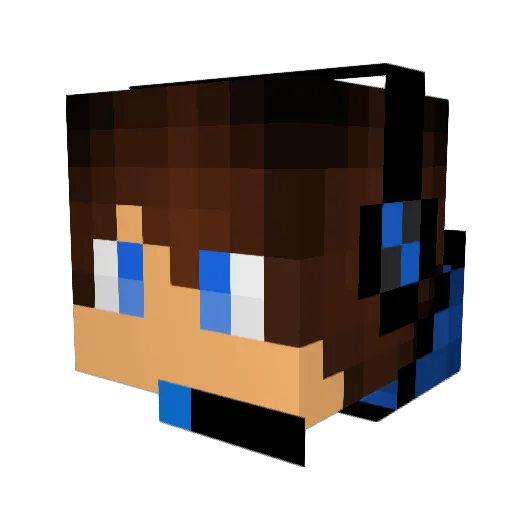 FallOutMan99 Minecraft avatar head, 3D render