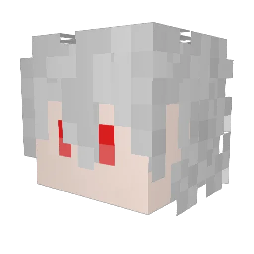 Fall_River Minecraft avatar head, 3D render