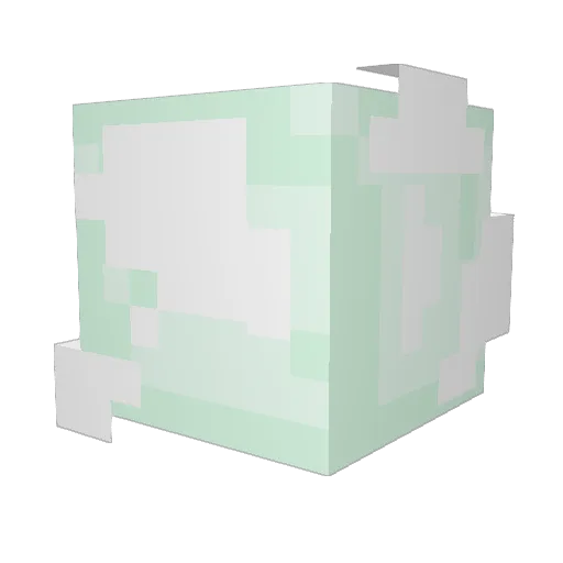 Fallaes Minecraft avatar head, 3D render