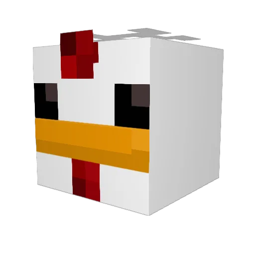 Fallen901 Minecraft avatar head, 3D render