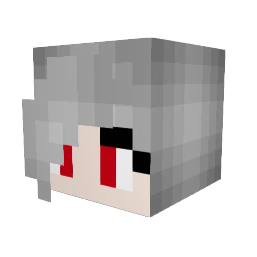FallenAngel4669 Minecraft avatar head, 3D render