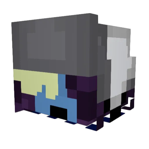 FallenAngelw Minecraft avatar head, 3D render