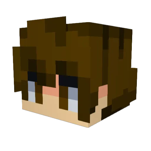 FallenChampion Minecraft avatar head, 3D render
