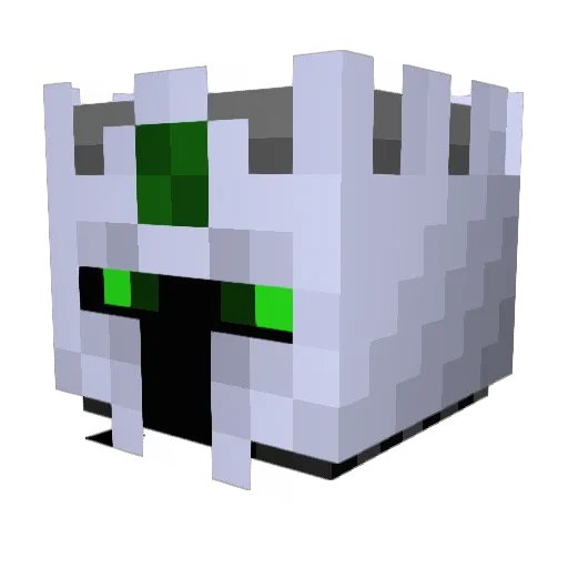 FallenCrowns Minecraft avatar head, 3D render