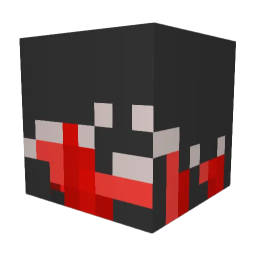 FallenGodPlayz Minecraft avatar head, 3D render