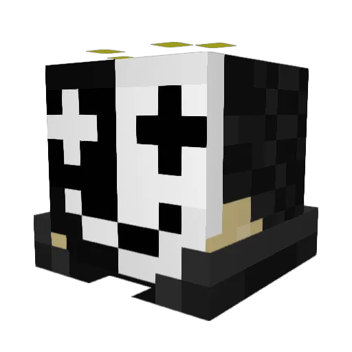 FallenMage Minecraft avatar head, 3D render