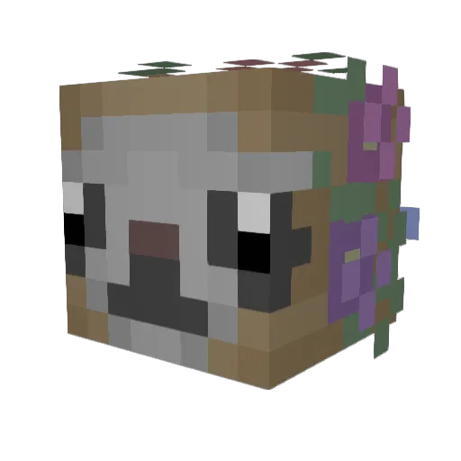 FallenVengence Minecraft avatar head, 3D render