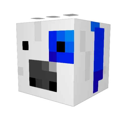 FallenZent Minecraft avatar head, 3D render