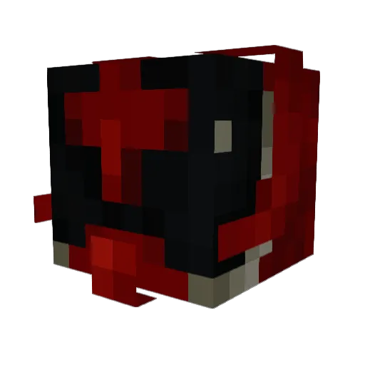 Fallen_14BB Minecraft avatar head, 3D render