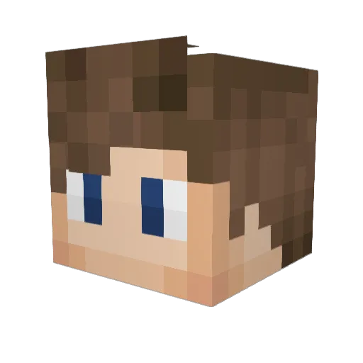 Fallen_Angel156 Minecraft avatar head, 3D render
