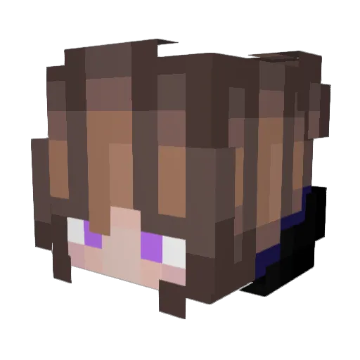 Fallen_Angel1598 Minecraft avatar head, 3D render