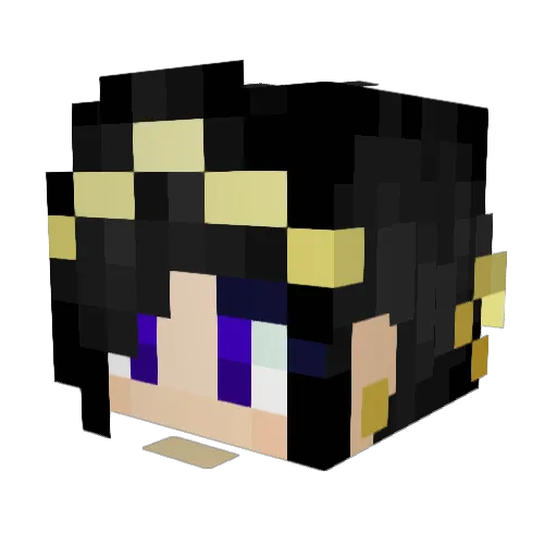 Fallen_Angel_67 Minecraft avatar head, 3D render