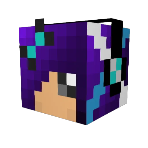 Fallen_Angels76 Minecraft avatar head, 3D render