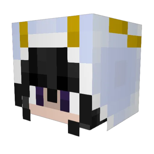 Fallen_Angels_11 Minecraft avatar head, 3D render