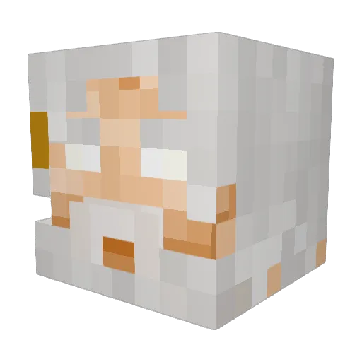 Fallen_Kingdoms2 Minecraft avatar head, 3D render
