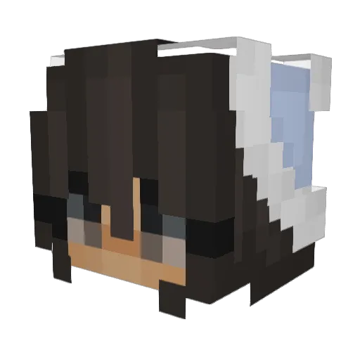 Fallen_Maple Minecraft avatar head, 3D render