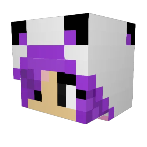 Fallen_Music Minecraft avatar head, 3D render