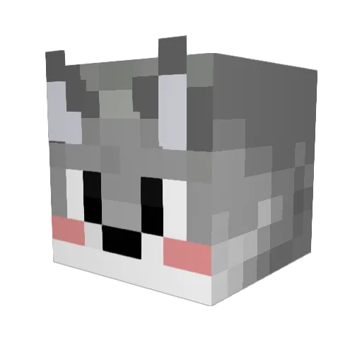Fallen_hallen_ep Minecraft avatar head, 3D render