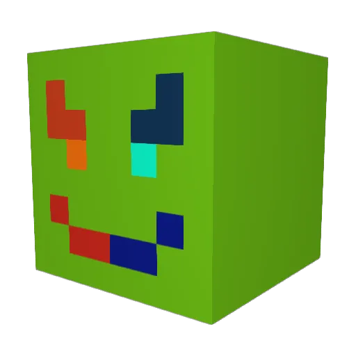 Fallin4ever Minecraft avatar head, 3D render