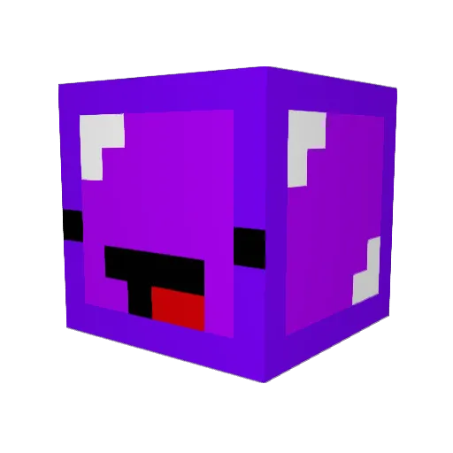 FallingDownHard Minecraft avatar head, 3D render