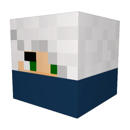 FallingLondon Minecraft avatar head, 3D render