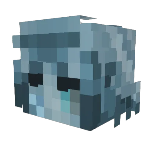 FallingRaine Minecraft avatar head, 3D render