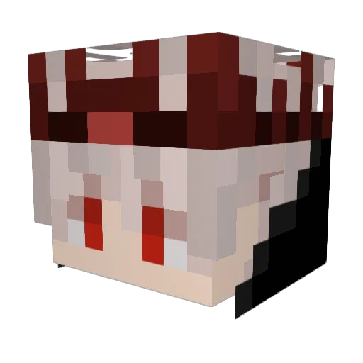 Falling_Angel222 Minecraft avatar head, 3D render