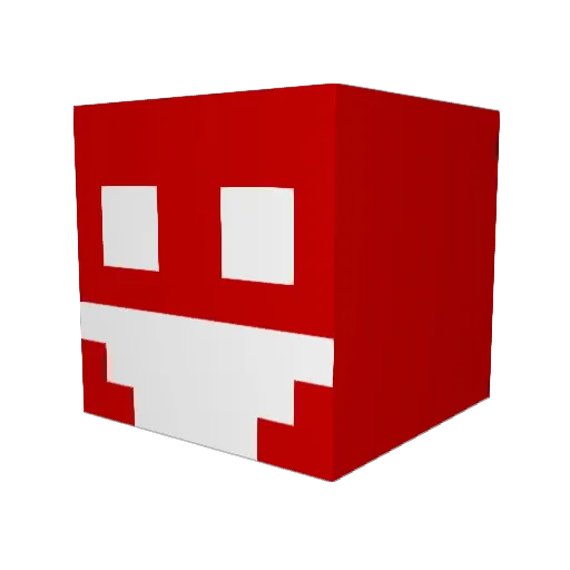 FalloutChild Minecraft avatar head, 3D render
