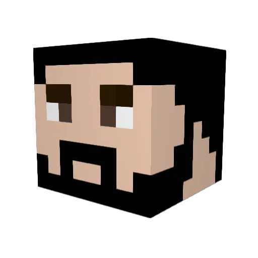 FallownYTB Minecraft avatar head, 3D render